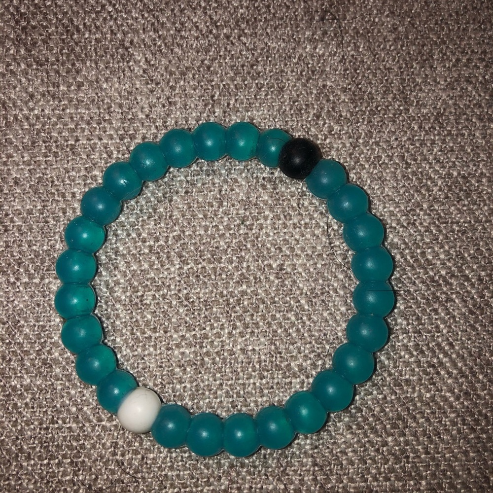 Blue Jelly Bead Bracelet